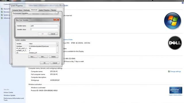 SET JAVA ENVIRONMENT AND RUN A SIMPLE JAVA PROGRAM IN CMD смотреть онлайн