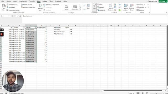 Count Employee Hours in Excel - the EASY way - Sumifs Formula смотреть онлайн