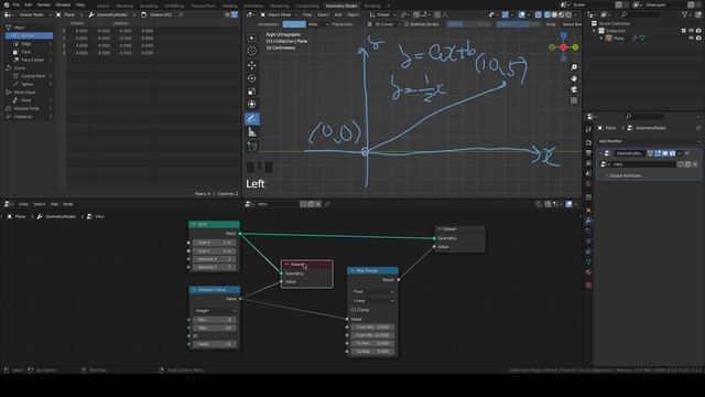 【blender/geometry nodes】Map Range Nodeの使い方・初級編【初心者向け/3.1.2】 смотреть онлайн
