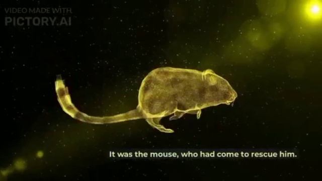 AESOP FABLE ( THE LION AND THE MOUSE) story time for children смотреть онлайн