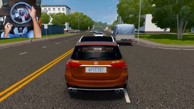 Mercedes-AMG GLE53 Suv Car Realistic Driving | City Car Driving 1.5.9 | Logitech G29 Gameplay