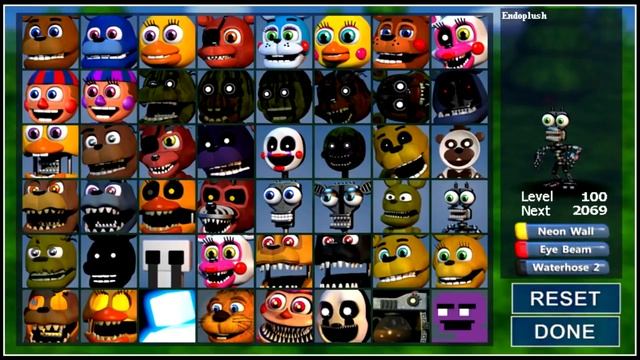 FNAF World ВСЕ ПЕРСОНАЖИ