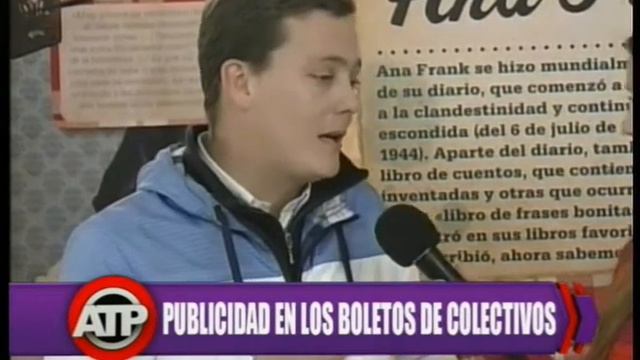 TOMÁS NORMAN PUBLICIDAD EN LOS BOLETOS DE COLECTIVOS 21 05 14 смотреть онлайн