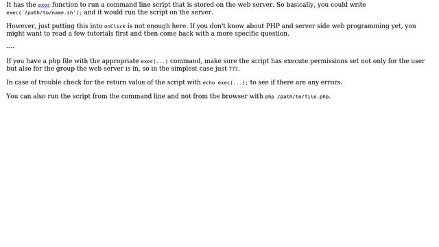 Run a shell script with an html button (5 Solutions!!) смотреть онлайн