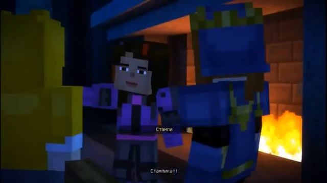 Petra & Jesse ALL Moments (Minecraft Story Mode 1 Season) [RUS sub] смотреть онлайн