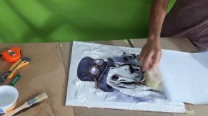 Как перенести рисунок на стену. Новая технология широкоформатных рисунков на стену.