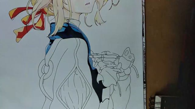 Drawing Voilet Evergarden Step by Step tutorial смотреть онлайн