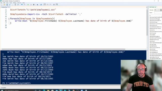 PowerShell Intermediate Tutorial 5 : CSV Files [Intermediate] смотреть онлайн