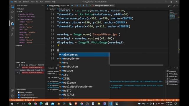 How to add an image in tkinter || Python || Creating a login system in Python смотреть онлайн