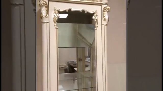 Гостиная Камелия Крем глянец Фараон мебель. смотреть онлайн
