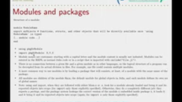 SPMLJ 00 KOM 8: Pkg and the environments [Intr to Sc Programming and ML with Julia] смотреть онлайн