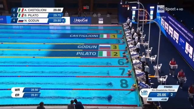 50 RANA DONNE - CASTIGLIONI E PILATO - EUROPEI DI NUOTO VASCA CORTA KAZAN 2021 смотреть онлайн