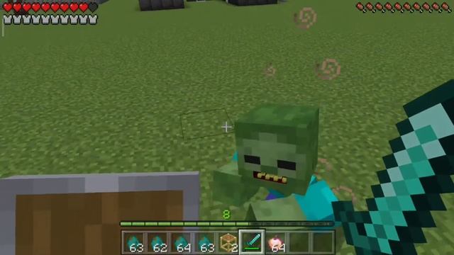 Мод на умных зомби в Майнкрафт Бедрок #minecraft #mod #выживание #Hijest #одинблок #текстурпак смотреть онлайн