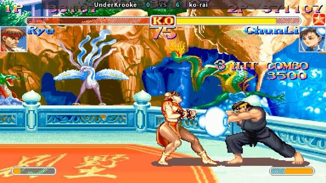 Super Street Fighter II Turbo - New Legacy [Hack] - UnderKrooke vs ko-rai смотреть онлайн