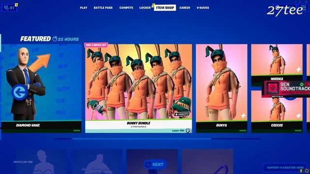 Streamers React To New Bunny Bundle in Fortnite Item Shop смотреть онлайн