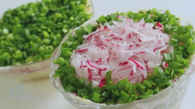 Салат с редисом Вкусный и Нежный Салат | Два Быстрых рецепта смотреть онлайн