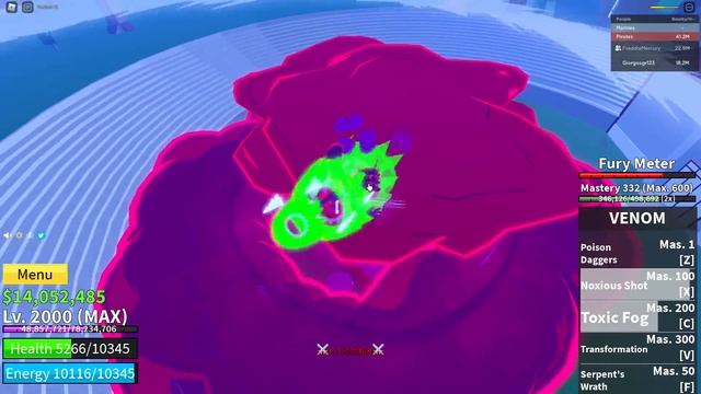 ?Venom? VS ?Control?- Blox Fruits смотреть онлайн