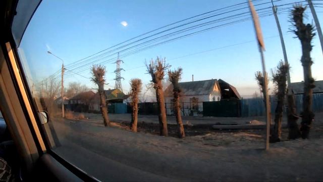 Chita - Road To Airport  By Car - Russia / Чита 4K