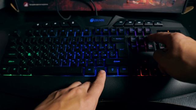 ОБЗОР Oklick 777G PSYCHO БЮДЖЕТНАЯ ИГРОВАЯ КЛАВИАТУРА смотреть онлайн