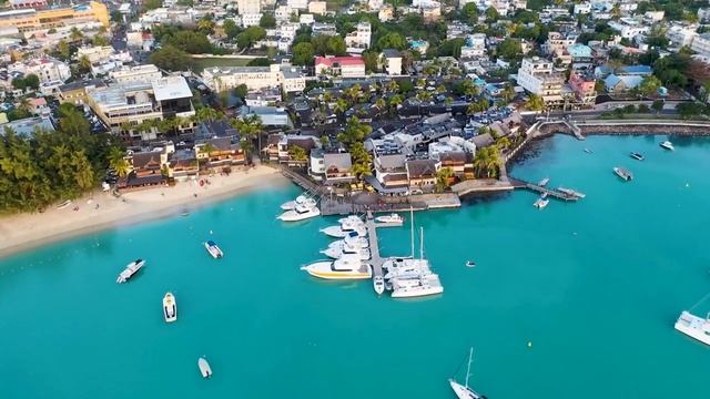 FLYING OVER Mauritius (4K UHD) Amazing Beautiful Nature Scenery & Relaxing Music, 4K Video HD