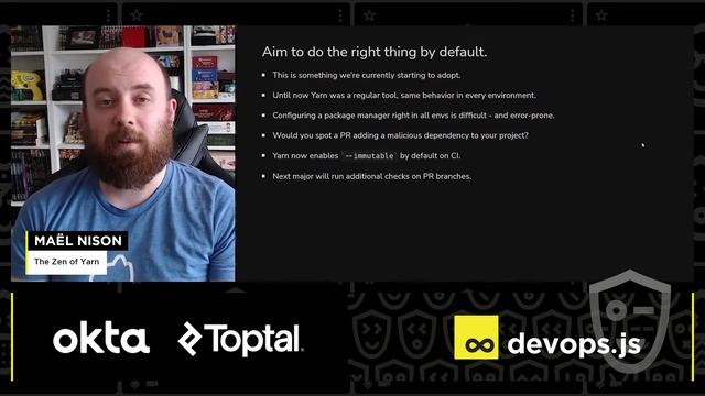 The Zen of Yarn - Maël Nison, DevOps.js Conference 2022 смотреть онлайн