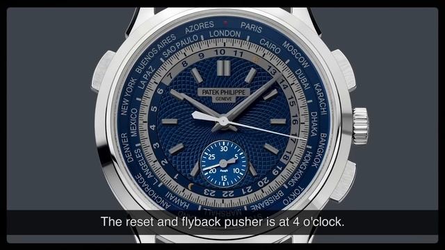 Patek Philippe World Time Chronograph Ref. 5930 смотреть онлайн