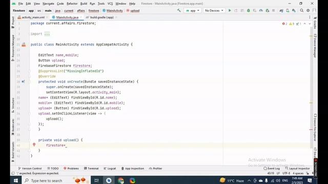 how to upload Data in Firebase Firestore in Android Studio #firestore #android #firebase смотреть онлайн