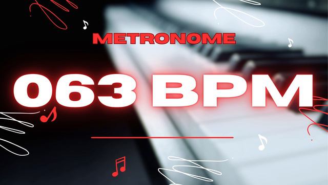 63 BPM - 1 Hour Metronome смотреть онлайн