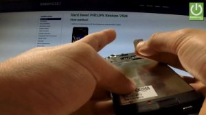 PHILIPS Xenium V526 INSERT SIM and SD CARD / SET UP PROCESS