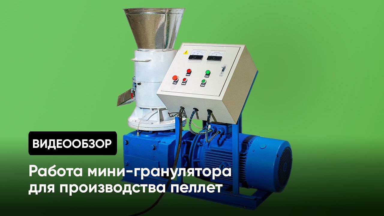 Обзор мини-гранулятора для производства топливных и кормовых пеллет: принцип работы, особенности смотреть онлайн