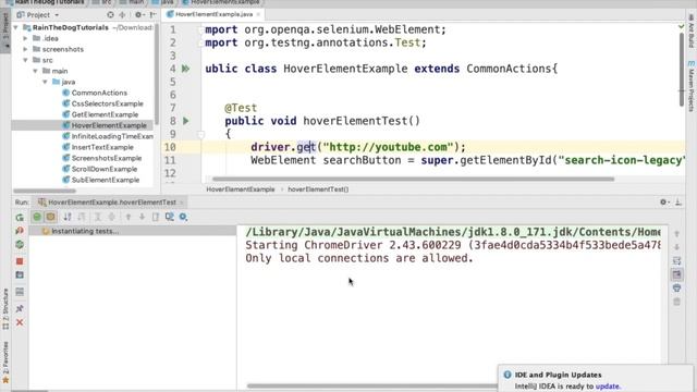 How to hover over an element with Selenium | Advanced Selenium Tutorial смотреть онлайн
