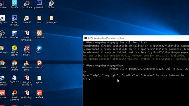 #2 Python SQLite3 - How to Set Virtualenv Environment смотреть онлайн