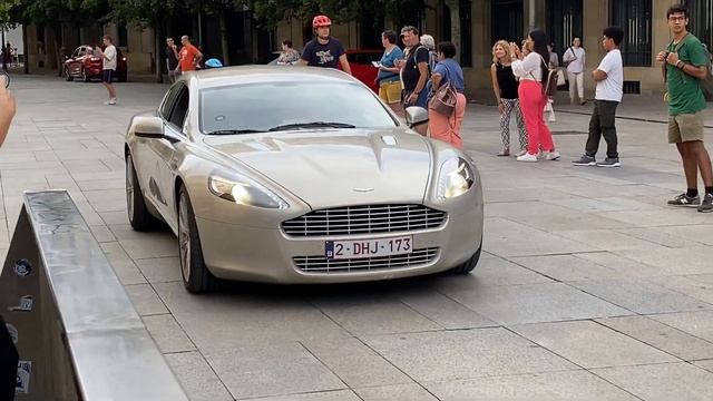 EXOTIC CARS in SPAIN (Pamplona) (Bentley 3/8 racer, Portofino M, AC Cobra 427...) смотреть онлайн