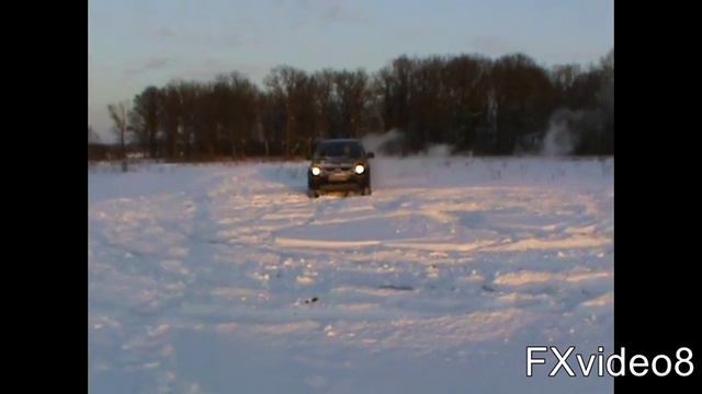Mitsubishi Outlander XL по снегу
