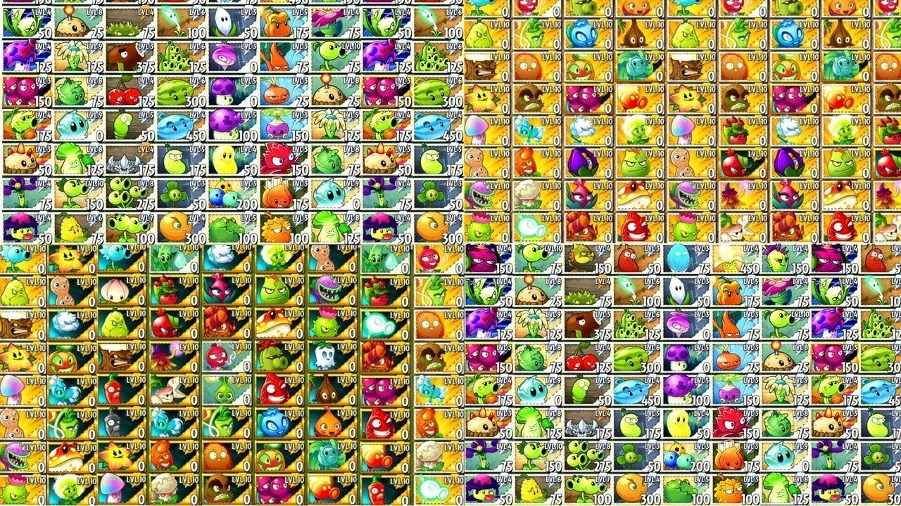 Plants Vs Zombies Все усиления растений.