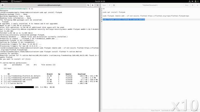 How to install Natron on Debian 11 смотреть онлайн