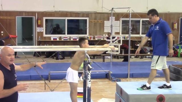 EUROPEAN GYMNASTICS MAG JUNIOR TRAINING CAMP THESSALONIKI 2021 - PARALLEL BARRS part one смотреть онлайн