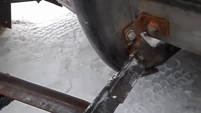 Самодельный отвал для уборки снега. Используем Тахыча на полную. смотреть онлайн