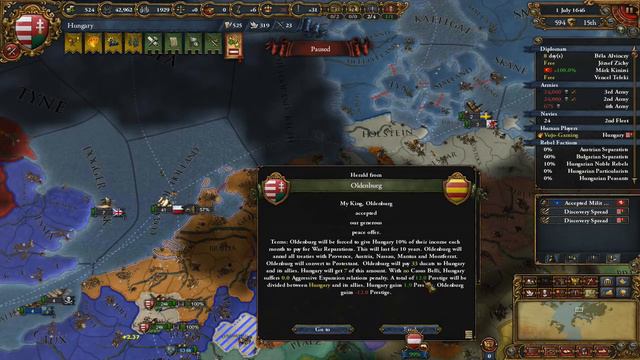 Europa Universalis IV Mare Nostrum - Hungarian Run #52 смотреть онлайн