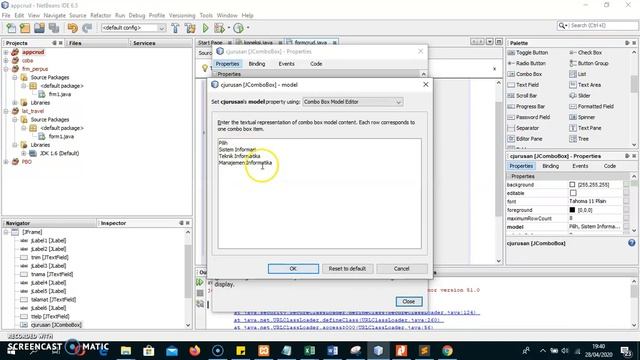 Pembuatan Database, Form Mahasiswa dalam Java dan add Library Mysql JDBC Driver - Pertemuan 11 PBO смотреть онлайн