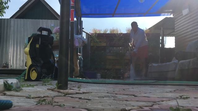 Мойка высокого давления Karcher K5 Power Control для авто и дома. Пеногенератор для АВД кархер к5