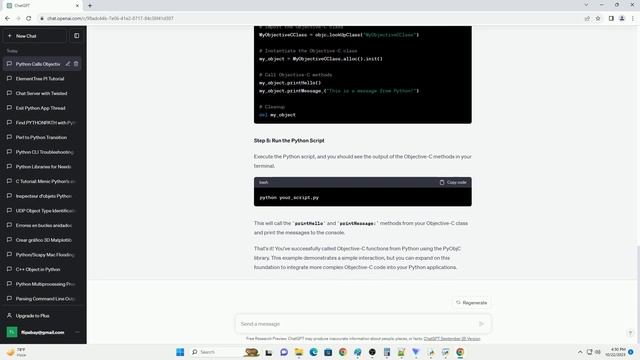 calling Objective C functions from Python смотреть онлайн