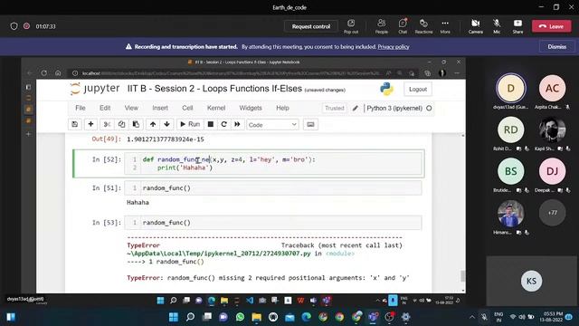 Slot 2 of 2 Day Workshop related to Introduction to python and it's applications in Geosciences смотреть онлайн