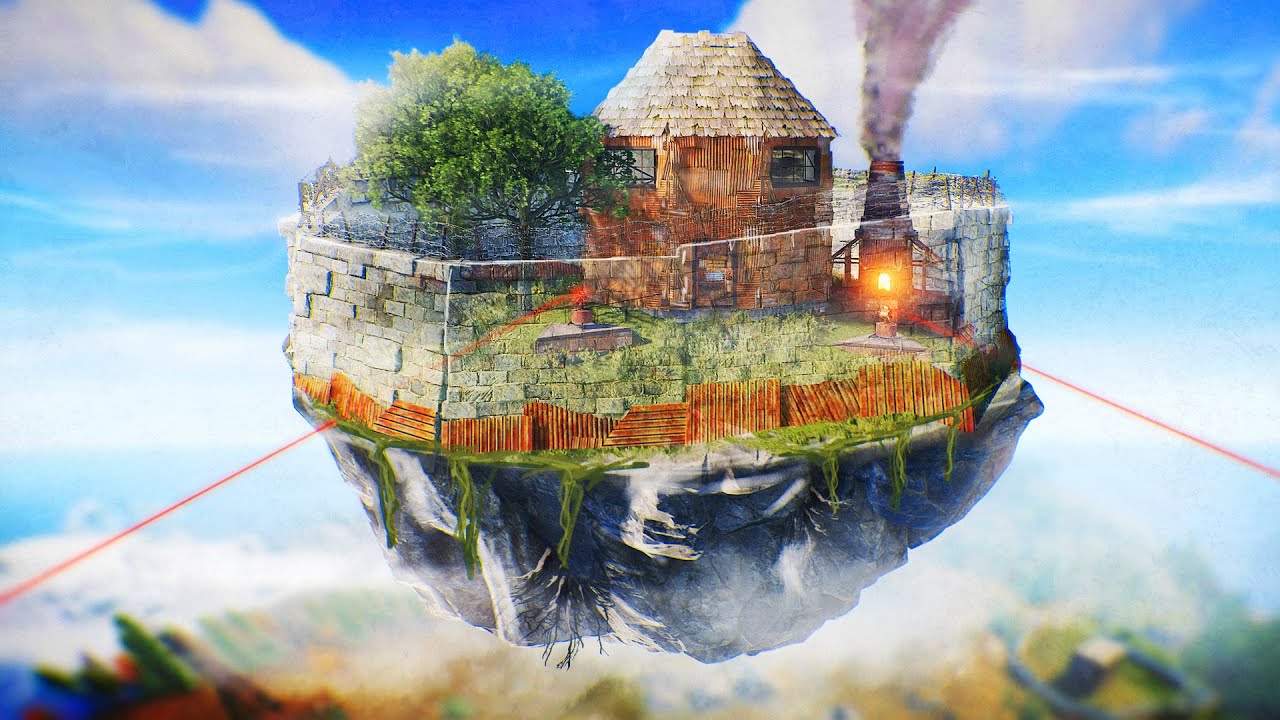 Рейд Летающего Острова Донатеров в Rust/Раст смотреть онлайн