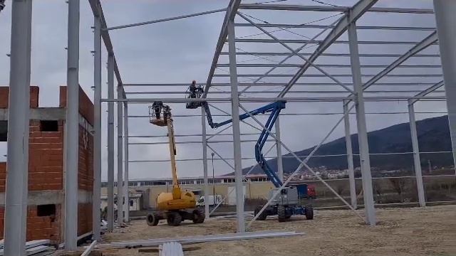 Монтаж стоманена конструкция от Стримона. смотреть онлайн