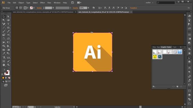 2 formas fáceis de criar Long Shadow no Illustrator | Walter Mattos смотреть онлайн