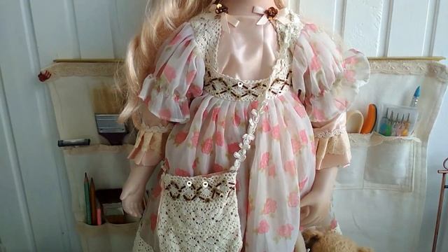 RESTORATION OF A LARGE PORCELAIN DOLL РЕСТАВРАЦИЯ БОЛЬШОЙ ФАРФОРОВОЙ КУКЛЫ смотреть онлайн