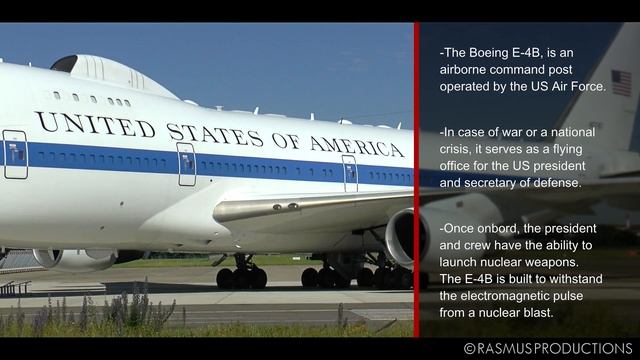 Boeing E-4B "Doomsday Plane" - Close-up at Le Bourget Airport! смотреть онлайн
