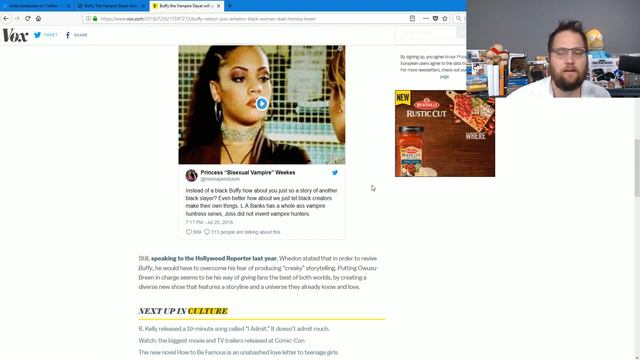 Manbabies Lose Their MINDS Over Black Buffy Reboot смотреть онлайн