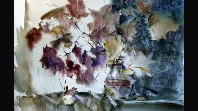 Нежные акварели художника Вячеслава Коробейникова смотреть онлайн